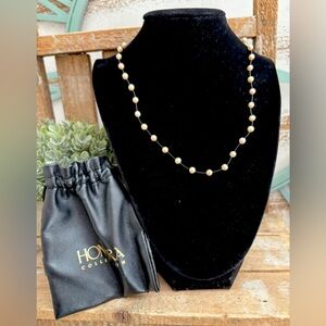VTG. Honora Freshwater Pearl Floating Necklace – 17” Golden Peach – READ NEW!